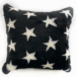 Plutus PBSF1507-P-2424-DP Plutus Black And White Stars Soft Animal Fau