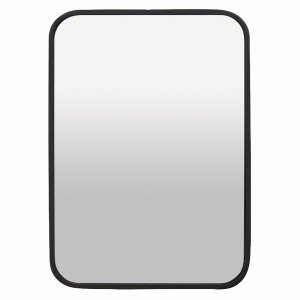 Plutus PBTH92292 Wall Mirror Decoration In Black Metal