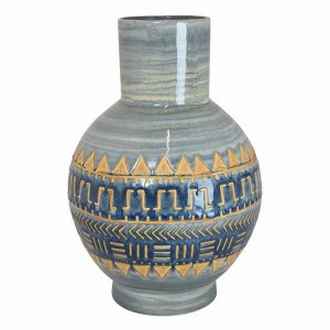 Plutus PBTH94088 Vase In Multi-colored Porcelain