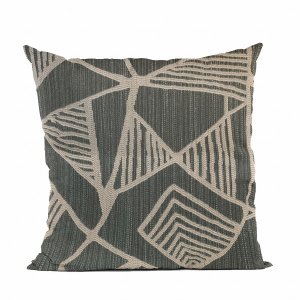 Plutus PBRA2507-2626-DP Plutus Gray Sketch Abstract Luxury Throw Pillo