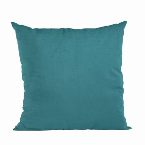 Plutus PBCF2143-2030-DP Plutus Sky Blue Solid Shiny Velvet Luxury Thro