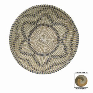 Plutus PBTH92551 Seagrass Tray In Multi-colored Natural Fiber