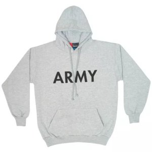 Fox 64-841 S Hoodedpullover Grey Sweatshirt- Army Small