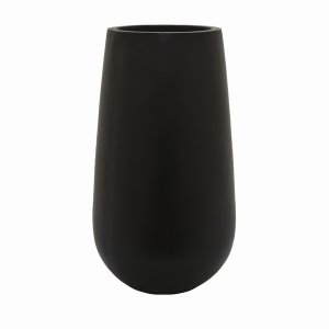 Plutus PBTH94773 Standing Planter 32 H In Black Resin