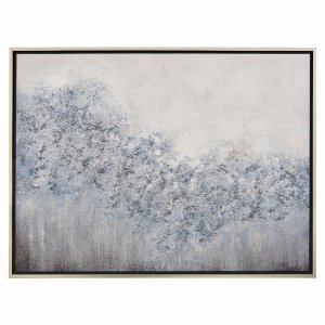 Plutus PBTH94628 Painting With Frame-oil On Canvas In Blue Natural Fib