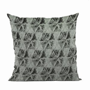 Plutus PBCF2170-1616-DP Plutus Noir Stars Velvet Foil Luxury Throw Pil