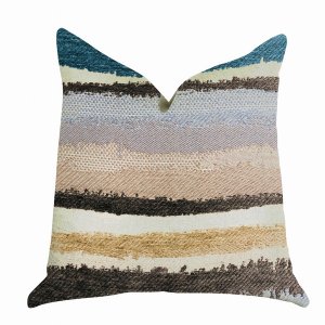 Plutus PBRA1342-1818-DP Plutus Blue Stone River Sand Multi Color Luxur