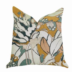 Plutus PBRA1359-2020-DP Plutus Camellia Floral Multi Color Luxury Thro