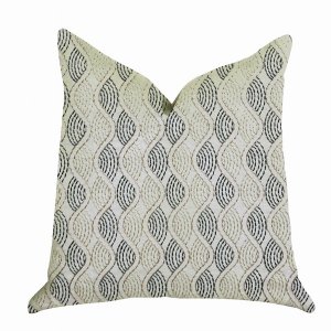 Plutus PBRA1351-1818-DP Plutus Enigma Twist Luxury Throw Pillow In Blu