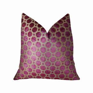 Plutus PBRAZ367-2222-DP Plutus Velvet Plum Magenta And Taupe Handmade 