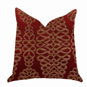 Plutus PBRA1380-2424-DP Plutus Sweet Henna Luxury Throw Pillow In Red 