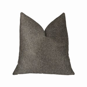 Plutus PBKR1987-1818-DP Plutus Abigail  Charcoal Luxury Throw Pillow