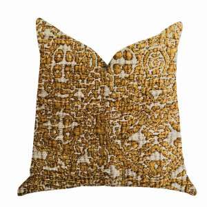 Plutus PBRA1329-2020-DP Plutus Golden Cosmo Textured Luxury Throw Pill