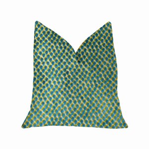 Plutus PBKR1910-1818-DP Plutus Sea Green Iota Turquoise Luxury Throw P