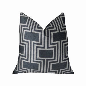 Plutus PBRAZ208-2424-DP Plutus Argyle Square Black And White Handmade 