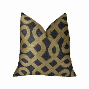 Plutus PBRAZ264-1616-DP Plutus Golden Maze Black And Gold Handmade Lux