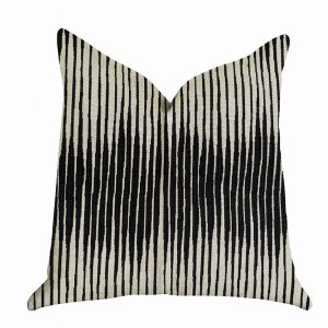 Plutus PBRA1372-2424-DP Plutus Black Crystal Luxury Throw Pillow In Bl