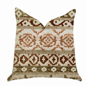 Plutus PBRA1309-2036-DP Plutus Arabesque Shades Of Brown Luxury Throw 