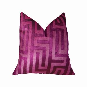 Plutus PBRAZ193-2036-DP Plutus Velvet Maze Runner Fuchsia Handmade Lux