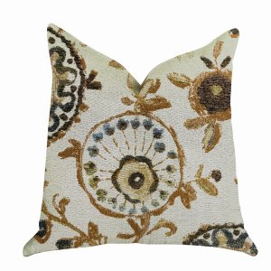 Plutus PBRA1327-2424-DP Plutus Daliani Floral Luxury Throw Pillow