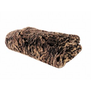 Plutus PBEZ1667-6096-TC Plutus Jungle Cat Faux Fur Luxury Throw