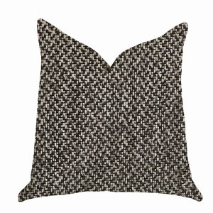 Plutus PBRA1406-2626-DP Plutus Salt And Pepper Luxury Throw Pillow In 