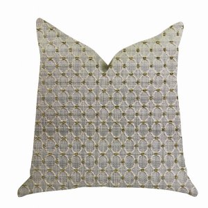 Plutus PBRA1346-1225-DP Plutus Circular Ringed Luxury Throw Pillow