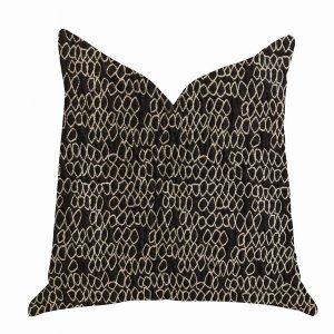 Plutus PBRA1370-1225-DP Plutus Carbonado Mine Luxury Throw Pillow In B