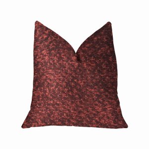 Plutus PBKR1969-1616-DP Plutus Hibiscus Burgundy Red Luxury Throw Pill