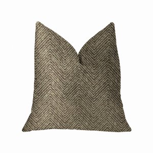 Plutus PBKR1920-2026-DP Plutus Hillside  Brown Luxury Throw Pillow