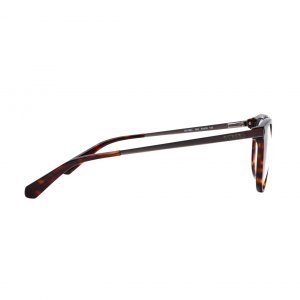 Guess GU-1964-052 Gu-1964-052 Dark Havana Round Men's Acetate Eyeglass