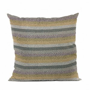 Plutus PBRA2468-2424-DP Plutus Blue Tracks Stripe Luxury Throw Pillow