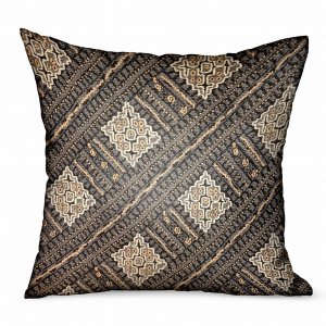 Plutus PBRAO102-1818-DP Plutus Pewter Lattice Charcoal Geometric Luxur