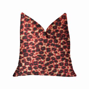 Plutus PBRA2326-1220-DP Plutus Crimson Cheetah Black And Red Luxury Th