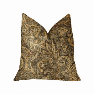 Plutus PBRA2249-2020-DP Plutus Cypress Field Brown Luxury Throw Pillow