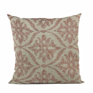 Plutus PBRA2410-2222-DP Plutus Beige, Red Flowers Jacquard Luxury Thro