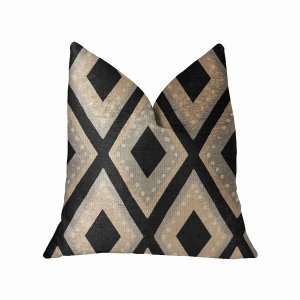 Plutus PBRA2220-2626-DP Plutus Jager Dotz Blue And Beige Luxury Throw 