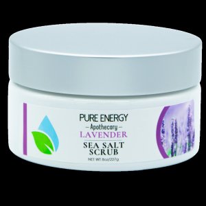 Pure PESSLA8 Sea Salt Scrub (lavender)