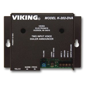 Viking VK-K-202-DVA Vk-k-202-dva Two-input Voice Alarm Dialer