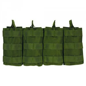 Fox 56-604 M4 120-round Quad Quick Deploy Pouch - Olive Drab