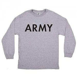 Fox 64-62 XL Army Long Sleeve T-shirt Grey Xl