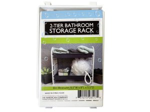 Bulk HL449 2-tier Bathroom Storage Rack