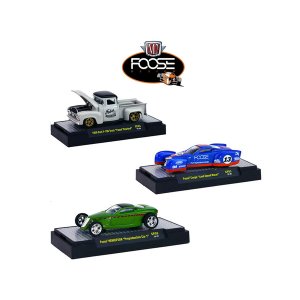 M2 32600-WC05 Chip Foose Release 3, 3 Cars Set With Cases 164 Diecast 