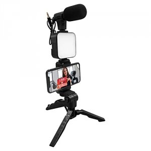 Supersonic SC-2910VK Vlogging Kit Wled Light  Mic