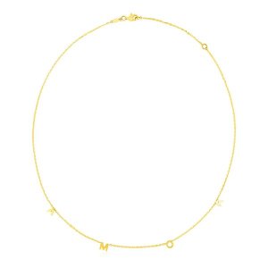 Unbranded 43448-18 14k Yellow Gold Amor Necklace Size: 18''