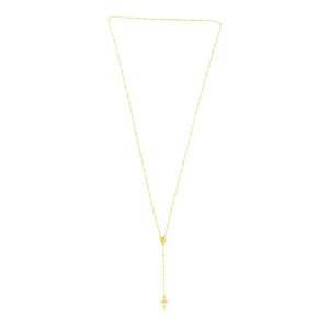 Unbranded 48490-26 14k Yellow Gold Rosary Necklace Size: 26''