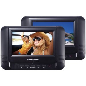 Sylvania SDVD8791 7quot; Dual Screen And Dual Dvd Portable Dvd Players