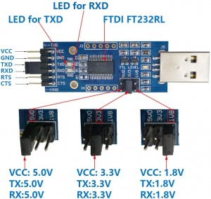 Dsd SH-U09C2 Sh U09c2 Usb To Ttl Adapter Built In Ftdi Ft232rl Ic For 