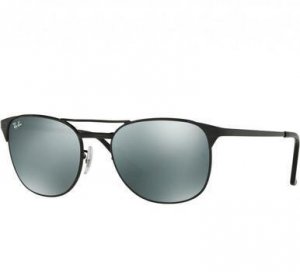 Ray RB3429M-002/40 Ray-ban Rb3429m-00240 Signet Black Metal Square Sun