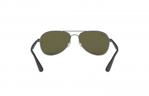 Ray RB3549-004/9A Ray-ban Rb3549-0049a Men Polished Gunmetal Pilot Gre